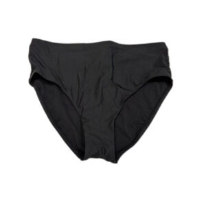 Freshwater Swimsuit Bikini Tankini Bottom Ruched Black Size XL